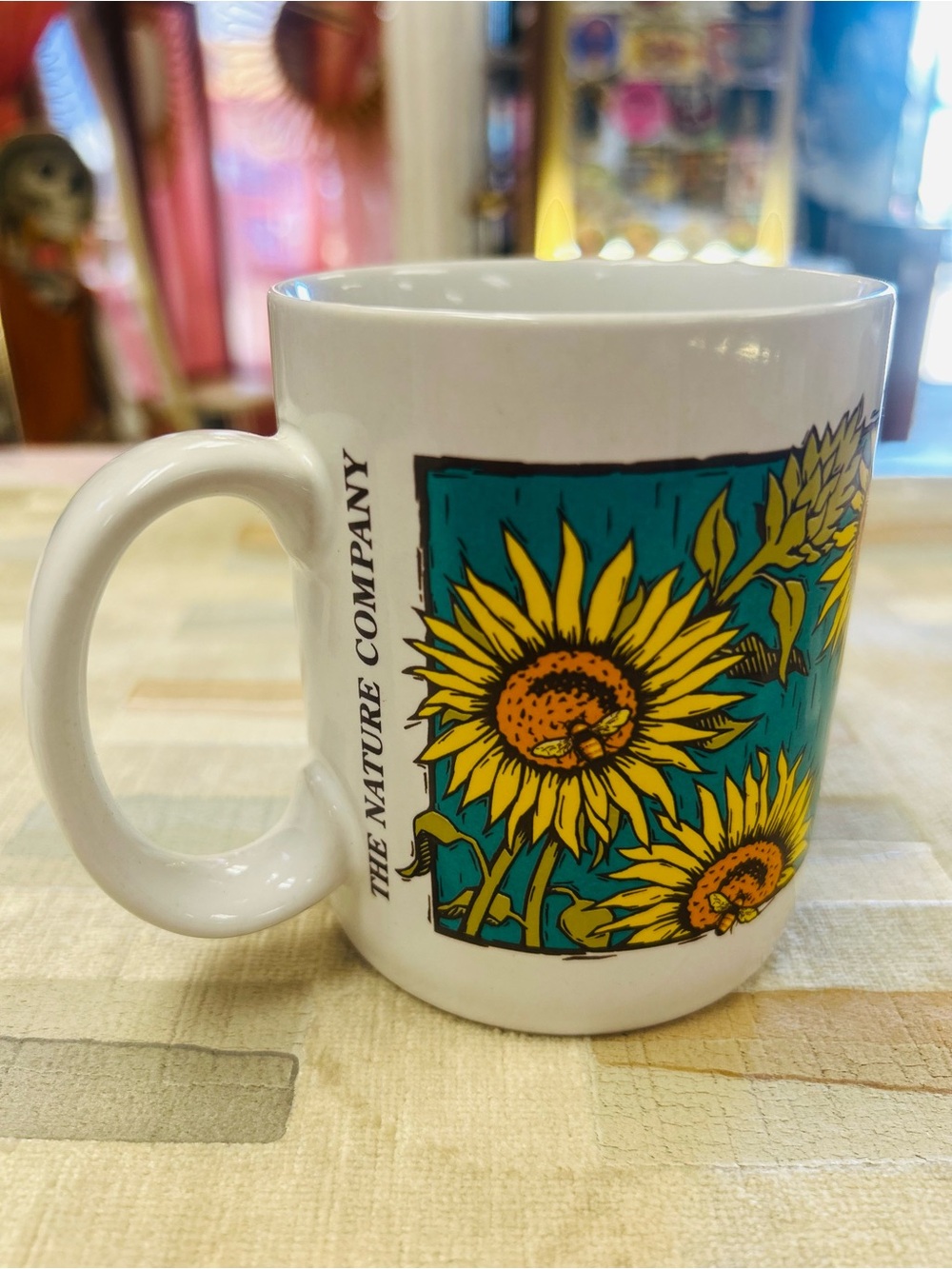 Vintage 1992 Sunflower Mug